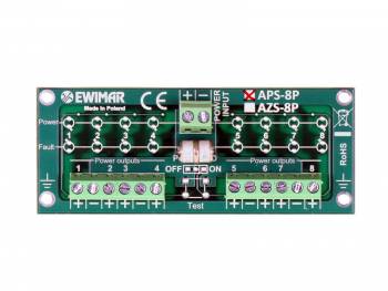 Ogranicznik przepięć zasilania czujek alarmowych APS-8P EWIMAR